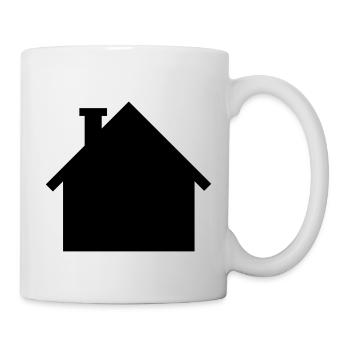 Haus - Tasse - Weiß - Rechts