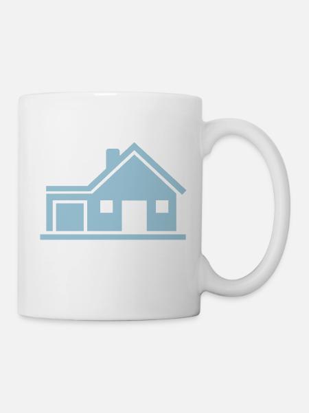 Haus - Tasse - Weiß