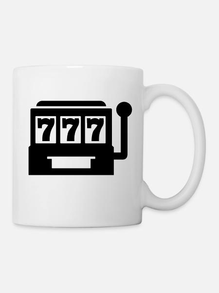 Spielautomat - Tasse - Weiß