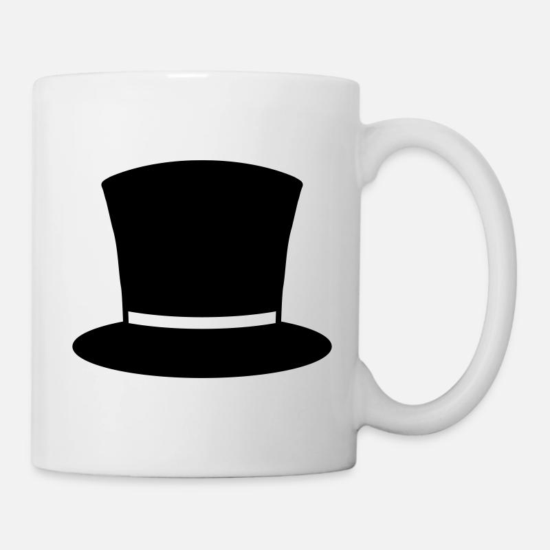 Zylinder - Tasse - Weiß