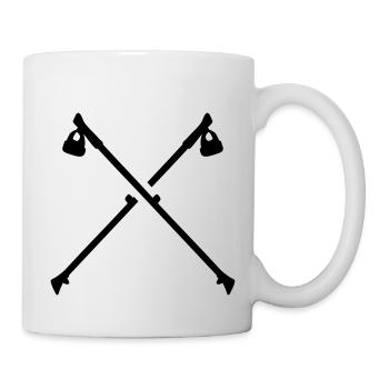 Nordic Walking - Tasse - Weiß - Rechts