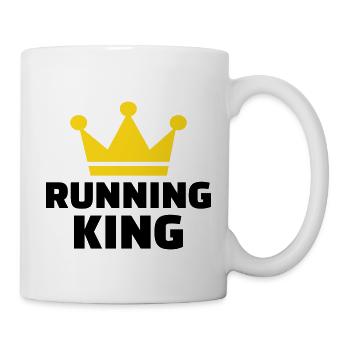 Running King - Mug blanc - blanc - Droite