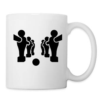Tischkicker - Tasse - Weiß - Rechts