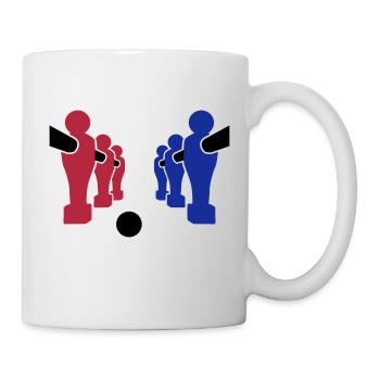 Tischkicker - Tasse - Weiß - Rechts