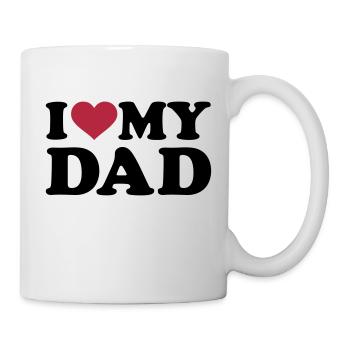 I love my Dad - Mug blanc - blanc - Droite