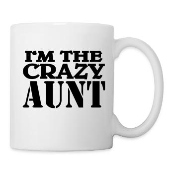 I'm the crazy Aunt - Mug blanc - blanc - Droite