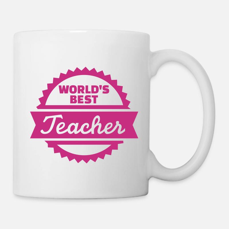 World's Best teacher - Mug blanc - blanc