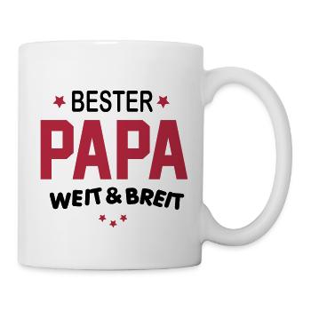 besterpapa - Tasse - Weiß - Rechts