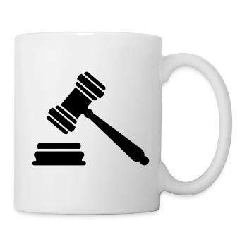 Juge - Mug blanc - blanc - Droite