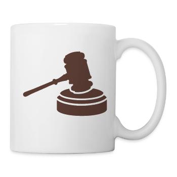 Juge - Mug blanc - blanc - Droite
