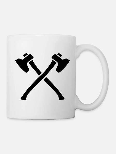 Hache - Mug blanc - blanc
