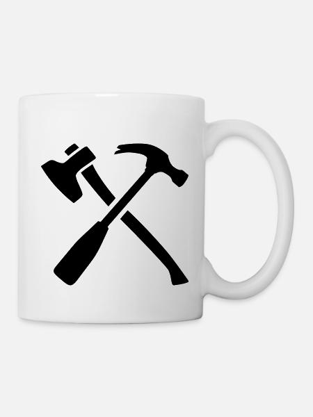 Werkzeug - Tasse - Weiß