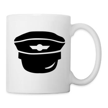 Pilote - Mug blanc - blanc - Droite