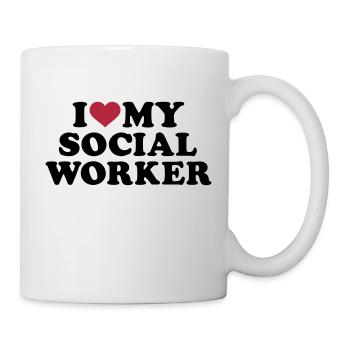 Sozialarbeiter - Tasse - Weiß - Rechts