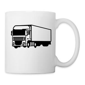 LKW - Tasse - Weiß - Rechts