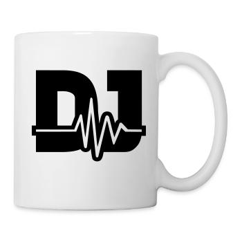 DJ - Mug blanc - blanc - Droite