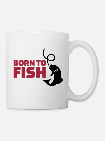 Born to Fish - Mug blanc - blanc