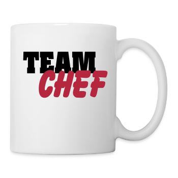 Team Chef - Tasse - Weiß - Rechts