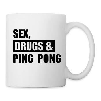 Sex Drugs Ping Pong - Mug blanc - blanc - Droite