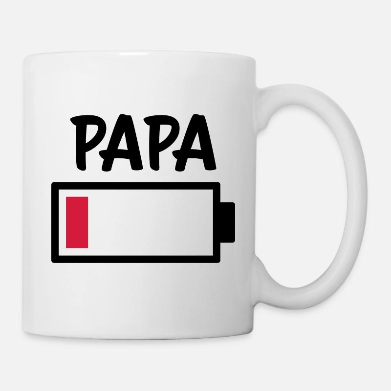 Dad - Battery empty - Mug - white