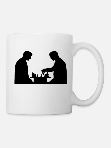 Échecs - Mug blanc - blanc
