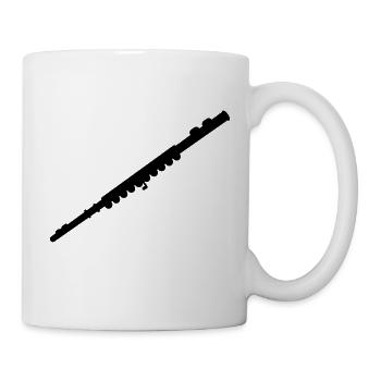 Flöte - Tasse - Weiß - Rechts