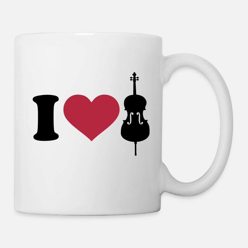 Cello - Tasse - Weiß