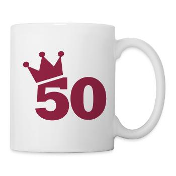 50 - Tasse - Weiß - Rechts