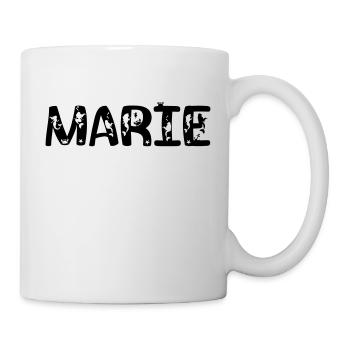 Marie first name gift for childbirth - Mug - white - Right