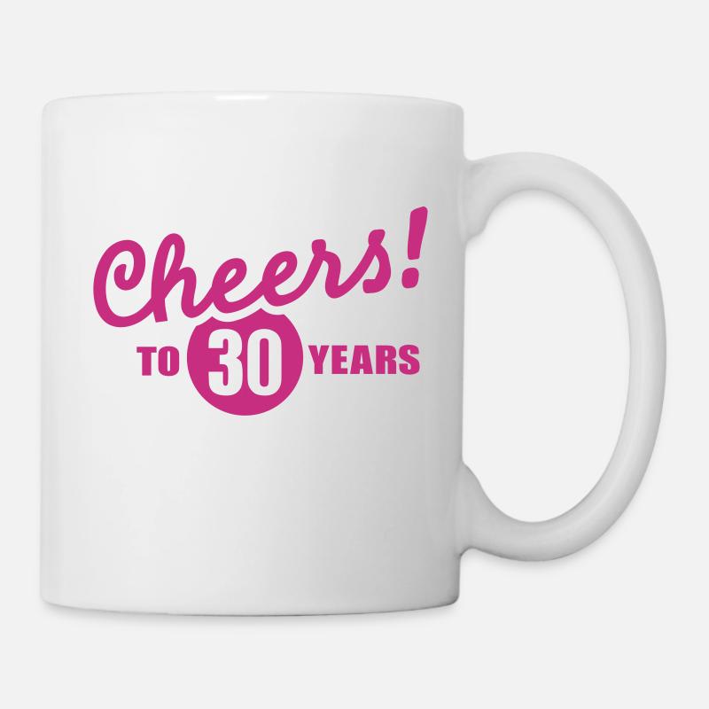 30 Anniversaire - Mug blanc - blanc