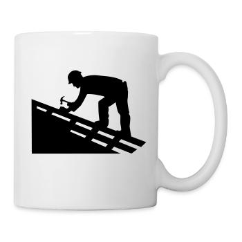 Couvreur - Mug blanc - blanc - Droite