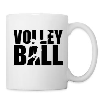 Volleyball - Tasse - Weiß - Rechts