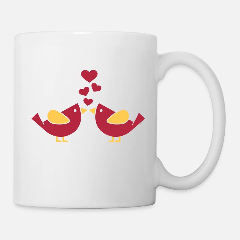 Oiseaux - Mug blanc - blanc