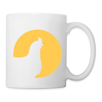 Poule - Mug blanc - blanc - Droite