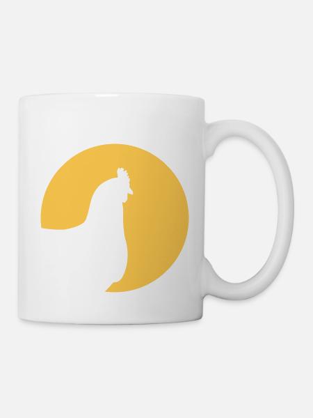 Poule - Mug blanc - blanc