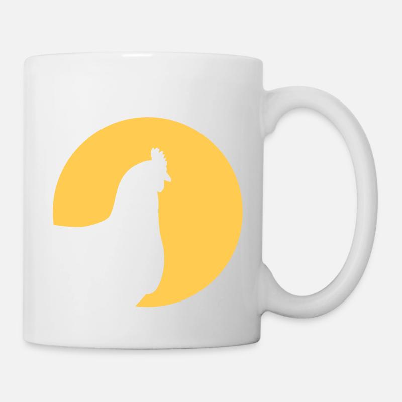 Poule - Mug blanc - blanc