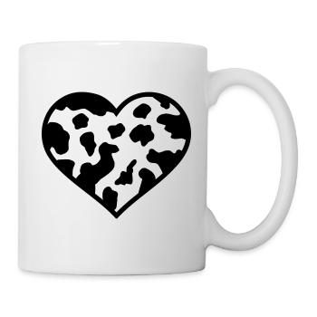 Kuh - Tasse - Weiß - Rechts