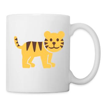 Tiger - Tasse - Weiß - Rechts