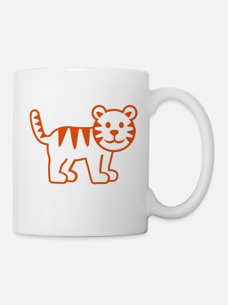 Tiger - Tasse - Weiß