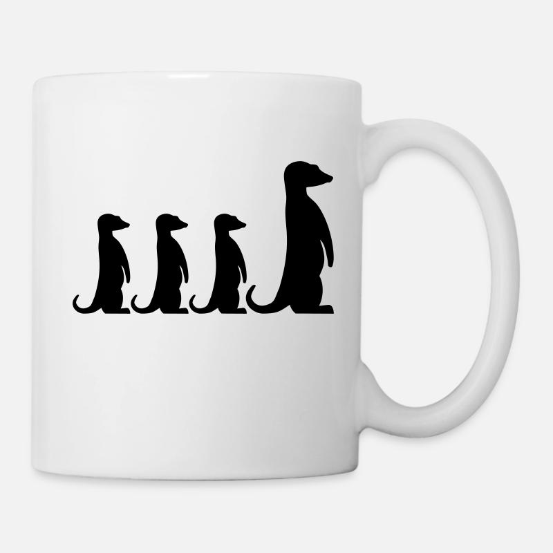 Erdmännchen - Tasse - Weiß