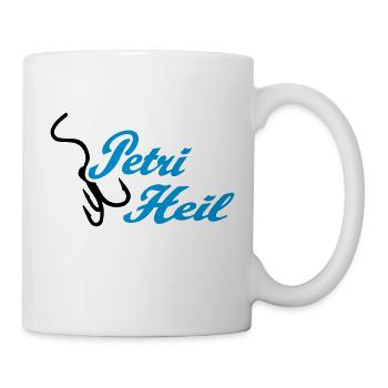 Petri Heil - Tasse - Weiß - Rechts