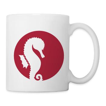 Seepferdchen - Tasse - Weiß - Rechts
