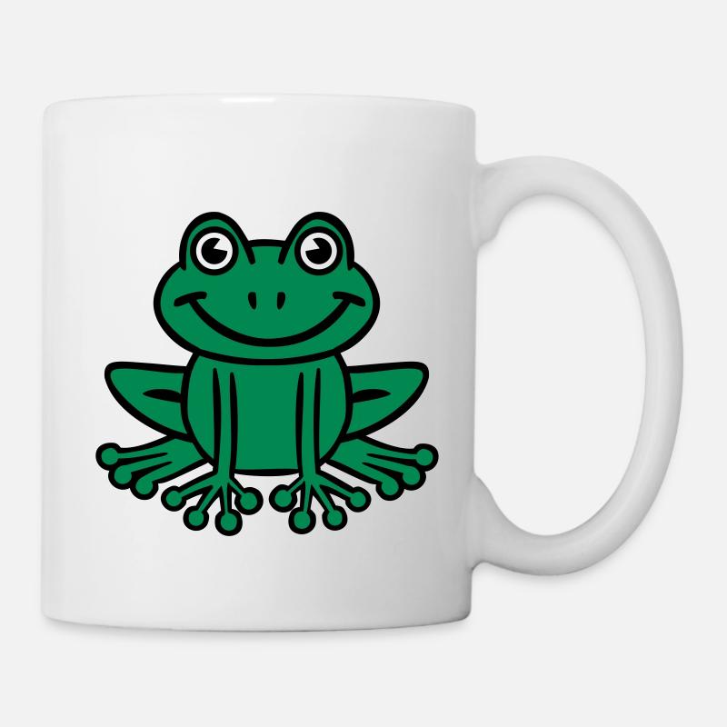 Frosch - Tasse - Weiß