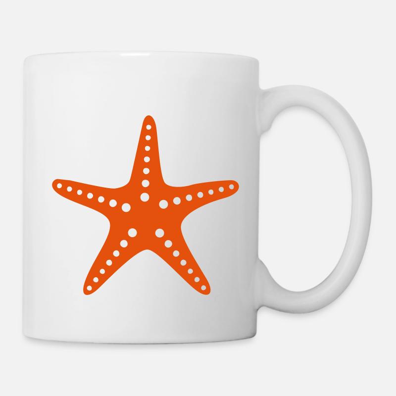 Seestern - Tasse - Weiß