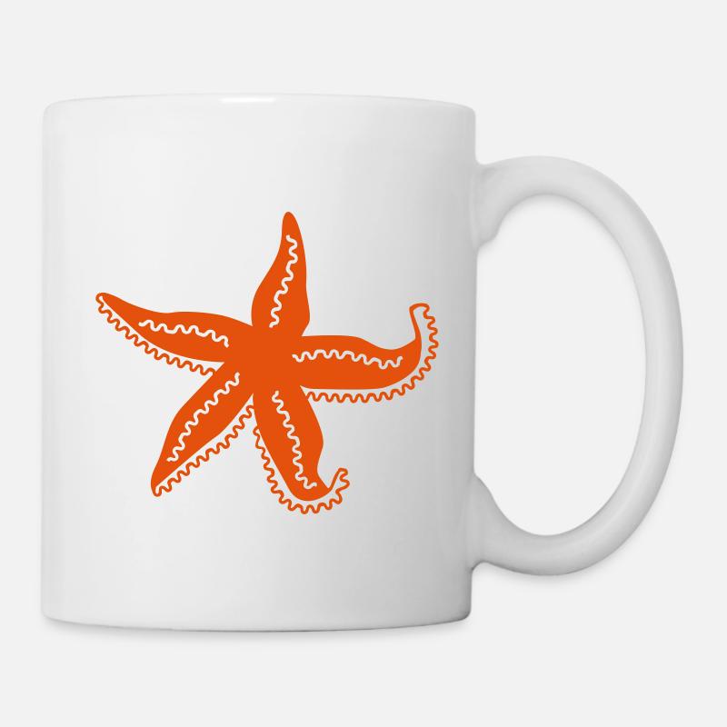 Seestern - Tasse - Weiß