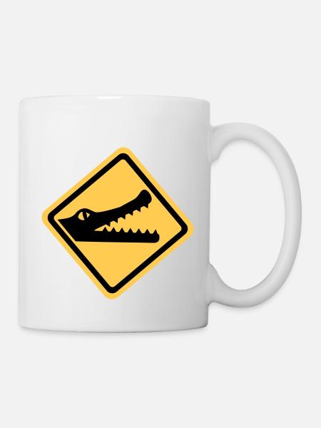 Crocodile - Mug - white