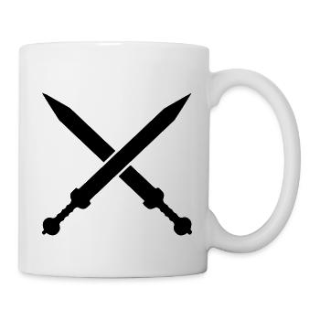 Schwerter - Tasse - Weiß - Rechts