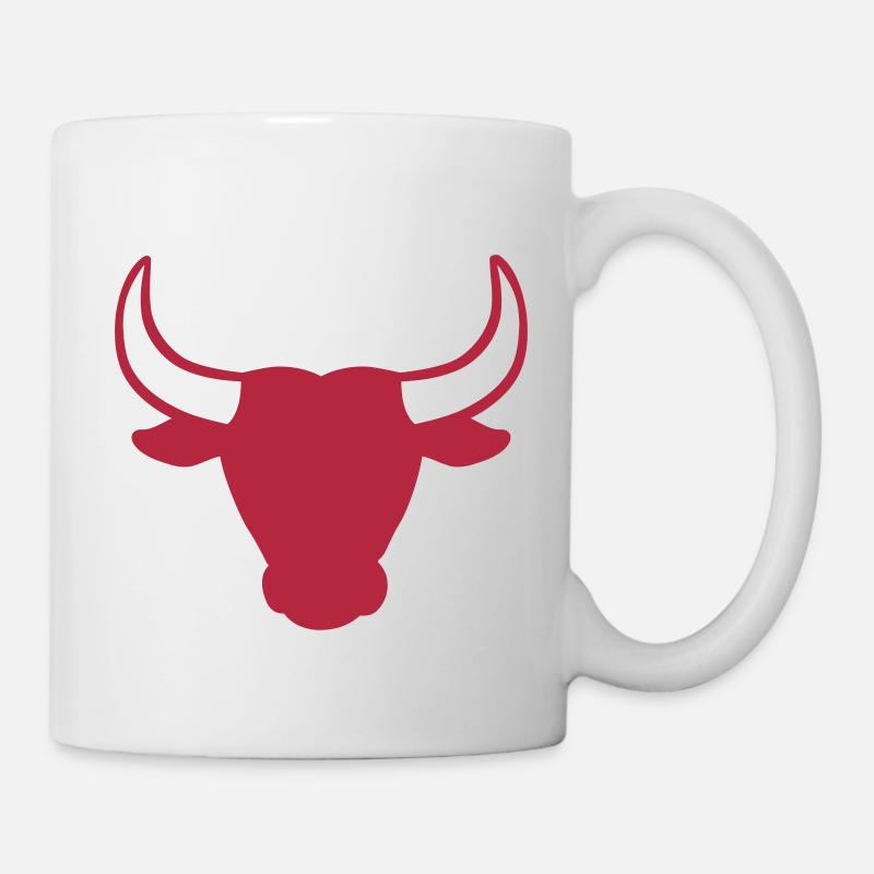Stier - Tasse - Weiß