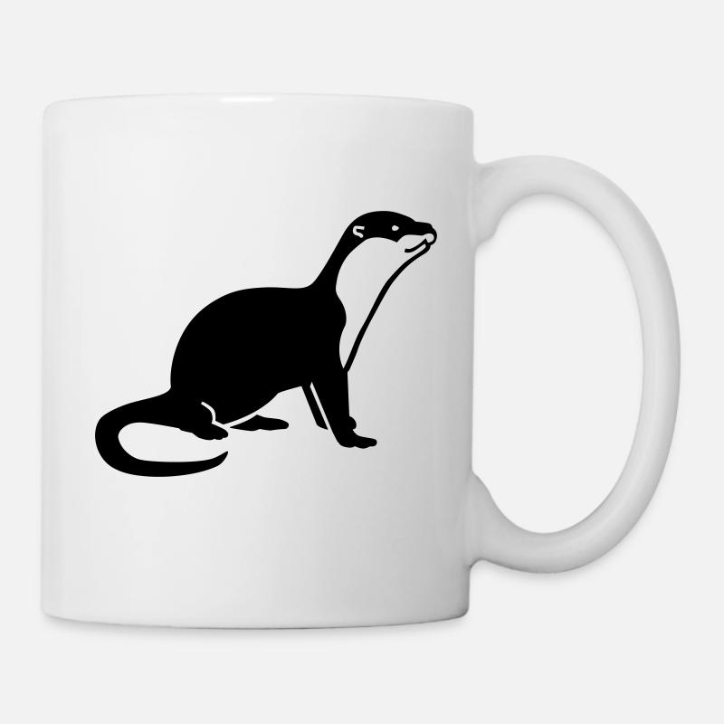 Otter - Tasse - Weiß