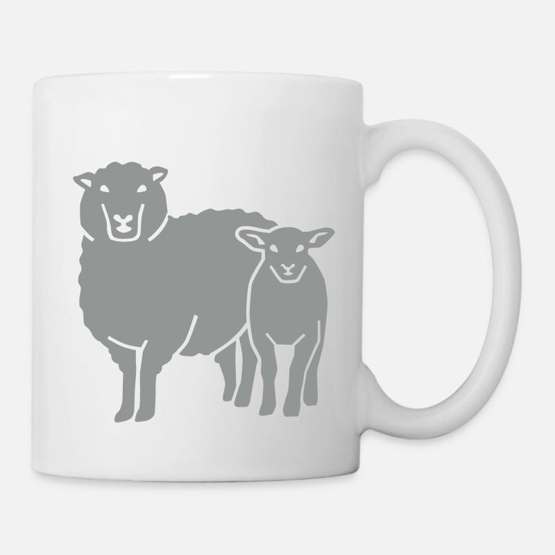 Mouton - Mug blanc - blanc
